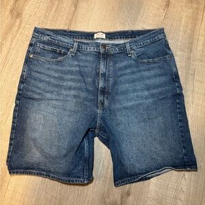 Signature by Levi Strauss Dark Blue Jean Shorts